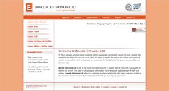 Desktop Screenshot of barodaextrusion.com